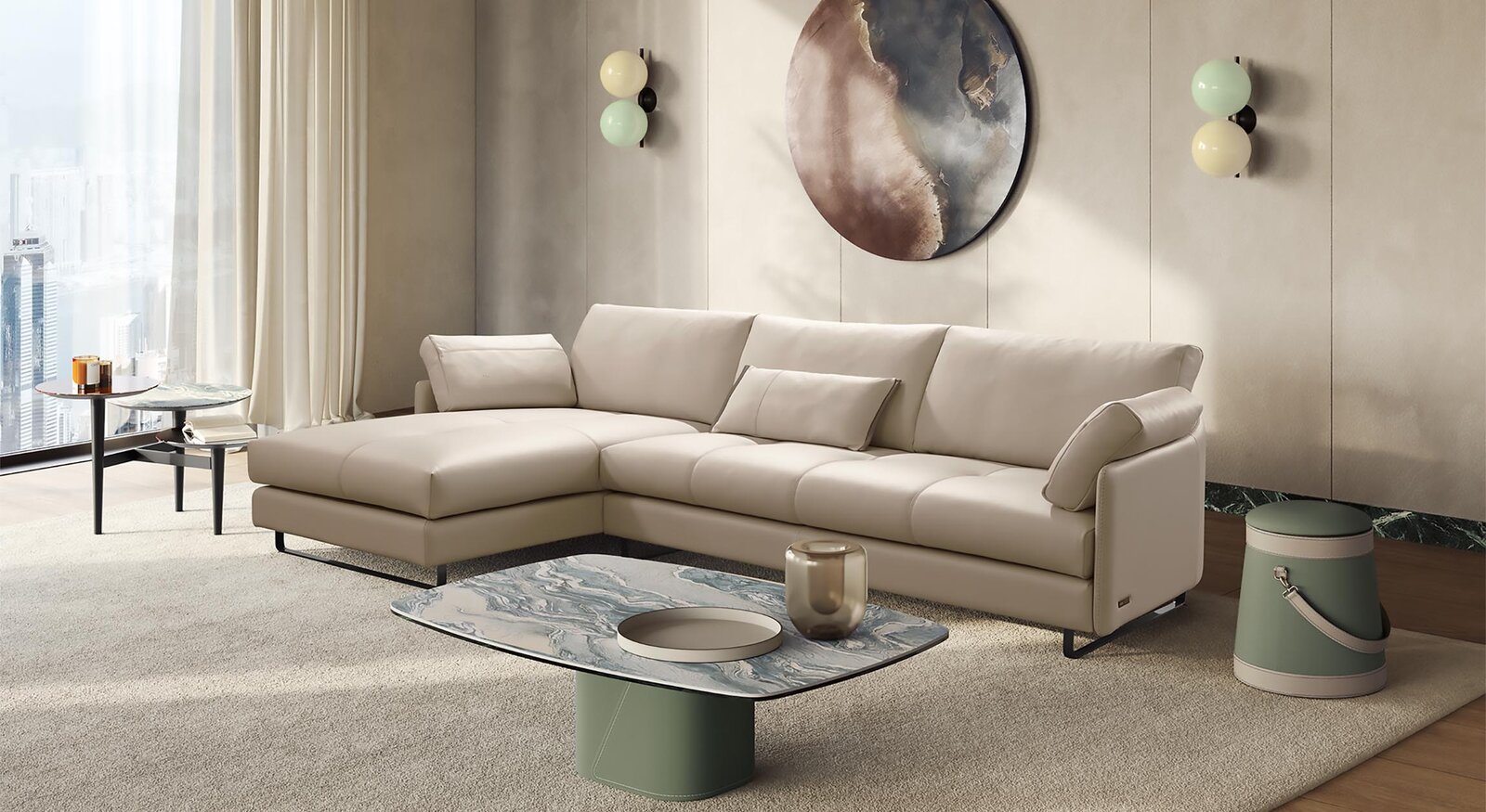 期間限定セール◇ ITALY製｜Gamma Arredamenti｜総革ソファ Swing - Sofas | Gamma Arredamenti